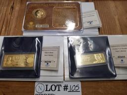 3 AMERICAN MINT COMMEMORATIVES