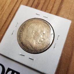 1912 DENMARK 2 KRONER FREDERIK VIII/CHRISTIAN X