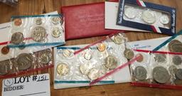 4 U.S. MINT SETS INCLUDING 1976 SILVER SET