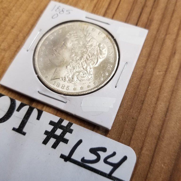 1885 NEW ORLEANS MORGAN DOLLAR