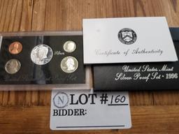 1996 U.S. SILVER PROOF SET