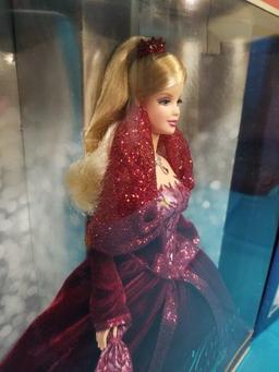 2002 HOLIDAY CELEBRATION AND COLLECTORS EDITION BARBIE'S