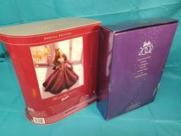 2002 HOLIDAY CELEBRATION AND COLLECTORS EDITION BARBIE'S