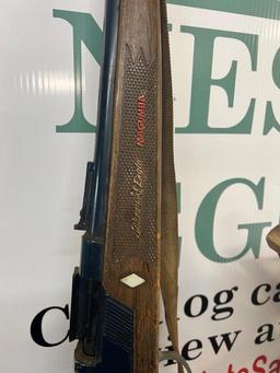 TOY RIFLE AND PISTOL AND VINTAGE FOLDING CLOTH STOOL