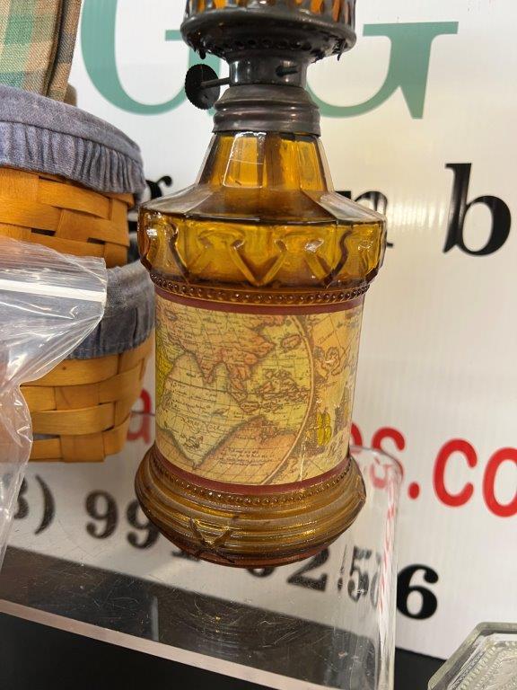LONGABERGER BASKETS AND LINENS, AND CANDLE HOLDERS