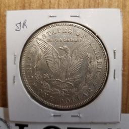 1878 PHIL MORGAN DOLLAR. T TF, 78 REV