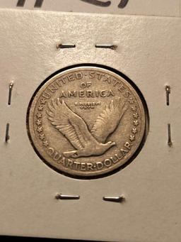 1917 Philly TYP I Standing Linberty Quarter