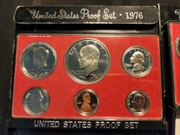 3 U.S. Mint Proof Sets