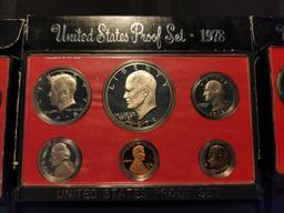 3 U.S. Mint Proof Sets