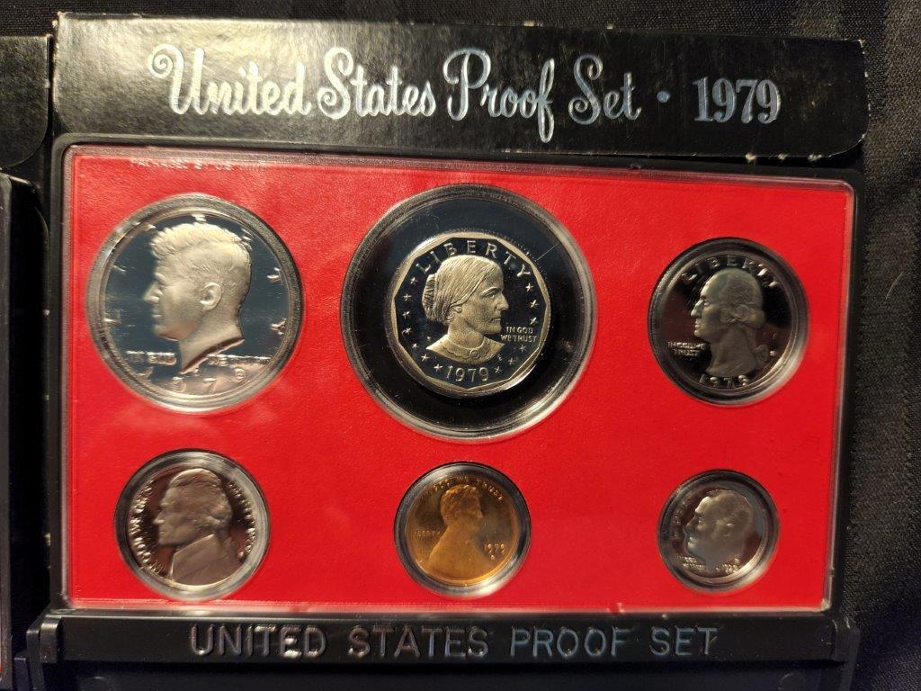 3 U.S. Mint Proof Sets