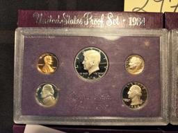 4 U.S Mint Proof Sets