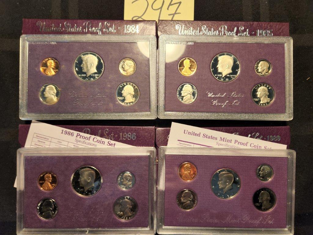 4 U.S Mint Proof Sets