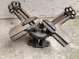 Antique Book Press and Stanley 400 Picture Frame Vice
