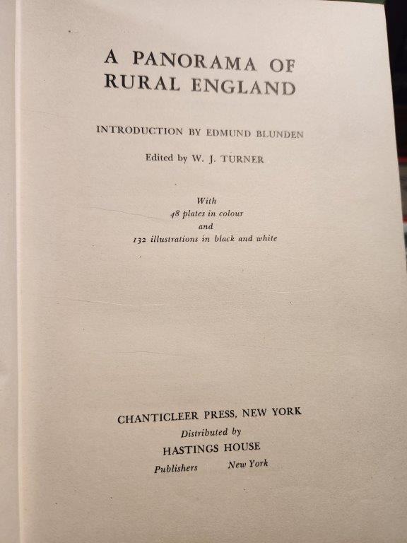 1843 1st ed "Our Village", "Panorama of Rural England"