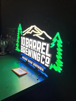 10 Barrel Brewing Co Lighted LED Sign