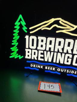 10 Barrel Brewing Co Lighted LED Sign