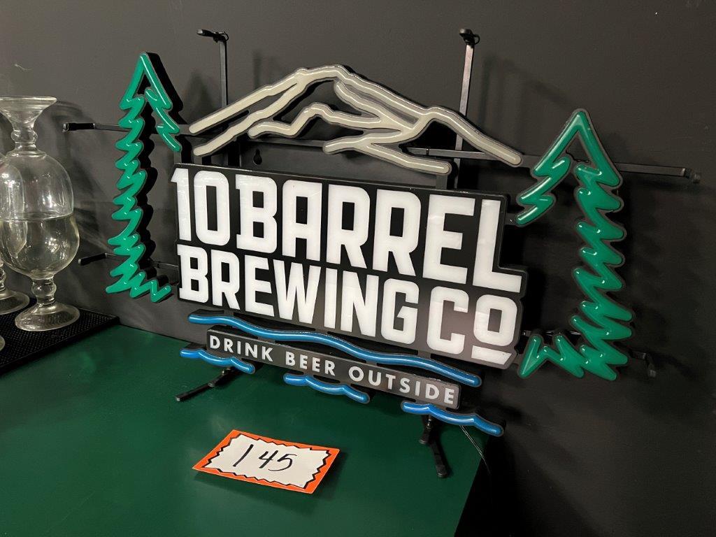 10 Barrel Brewing Co Lighted LED Sign