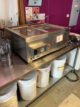 Stainless Steel Prep Table with Lower Shelf