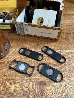 Cigar Boxes, Lighter Butane Refills, Vintage Lighters