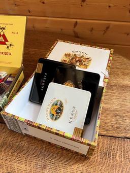 Cigar Boxes, Lighter Butane Refills, Vintage Lighters