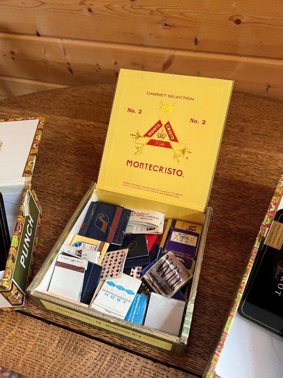 Cigar Boxes, Lighter Butane Refills, Vintage Lighters