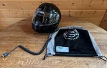 Harley Davidson XL "Full Face" Helmet and carry bag