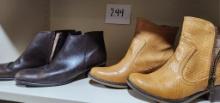 2 Pair Womens side zip Boots