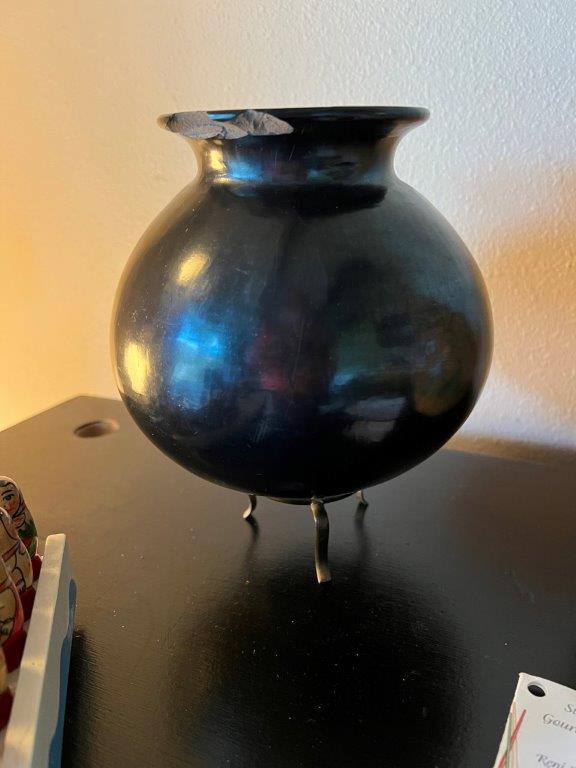 1999 Reni Schaeffer Ooak Gourd Fairy Vase