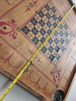 Vintage Carrom Style Game Board