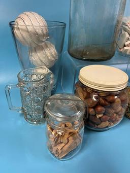Gallon "Double Ear" Wire Wood Handle Jar