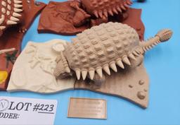 One Orig Box Trio Aurora Prehistoric Scenes