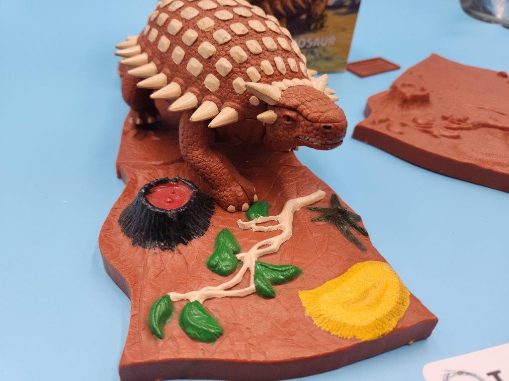 One Orig Box Trio Aurora Prehistoric Scenes