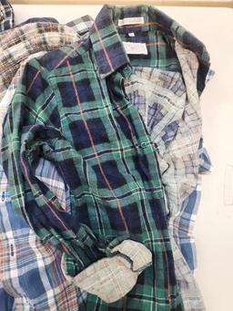 A Rainbow of Plaid and Stripe Print Shirts with