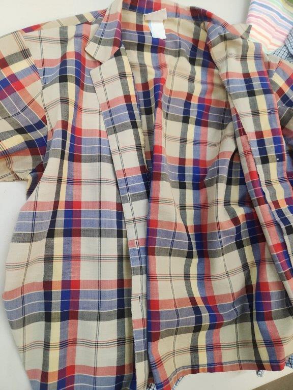 A Rainbow of Plaid and Stripe Print Shirts with