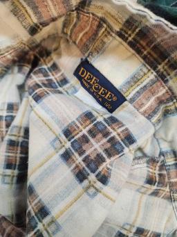 A Rainbow of Plaid and Stripe Print Shirts with