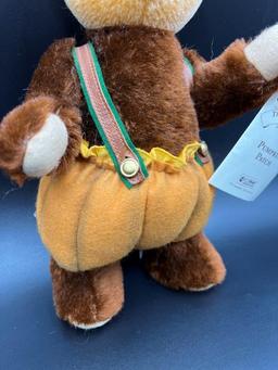 1997 Steiff Four Seasons Bear Fall "Pumpkin Patch"