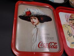 Collection Coca Cola advertising Serving Trays