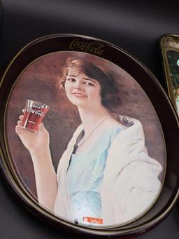 Collection Coca Cola advertising Serving Trays