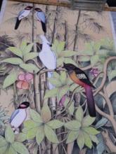 Pair of Bali Ubud Paintings on Canvas