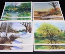 Sherm Pehrson 1970s set Wildlife Outdoor Art Prints