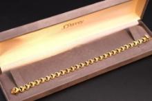 JCPenney Jewelers 14K Gold Heart Link Bracelet