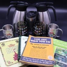 Pair Starbucks Stainless Barista Carafes, and more
