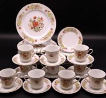Signature Collection Oriental Garden "Floral Gold Rim"