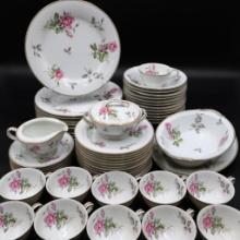1960s Noritake Rosa"Pink Rose Gold Trim"