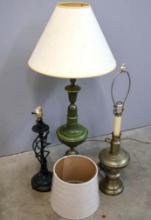 Vintage Rembrandt Empire Style Lamp, and more