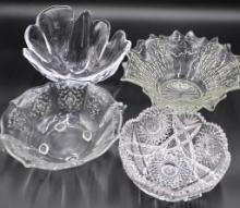 Collection of Large Glass Bowls