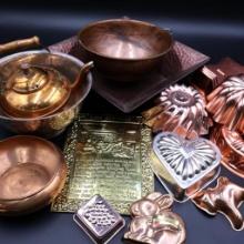 Gorham Silverplate Bowl, Copper Rolled Rim Bowl