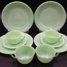 Fire King Ovenware Jane Ray Jadeite Dishes