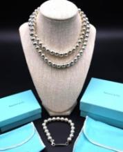 Tiffany and Co Sterling Silver 10mm Ball Bracelet