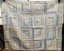 Vintage Concentric Squares Quilt